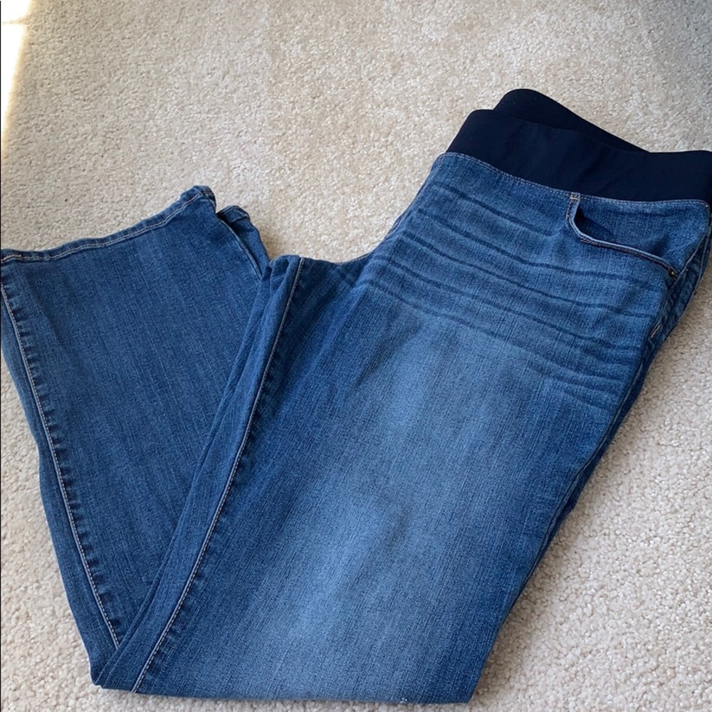 Liz Lange Boot Cut Maternity Jeans
